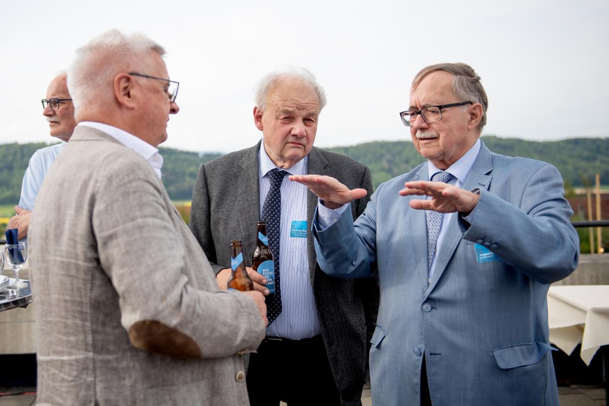 Alt Regierungsrat Christian Wanner und Alt Bundesrat Samuel Schmid