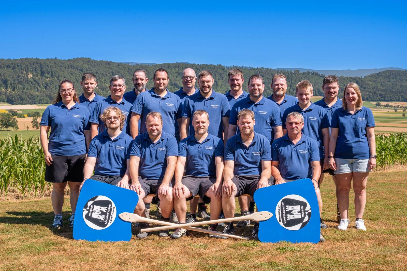 Gruppenfoto HG Messen Aufstieg 1. Liga 